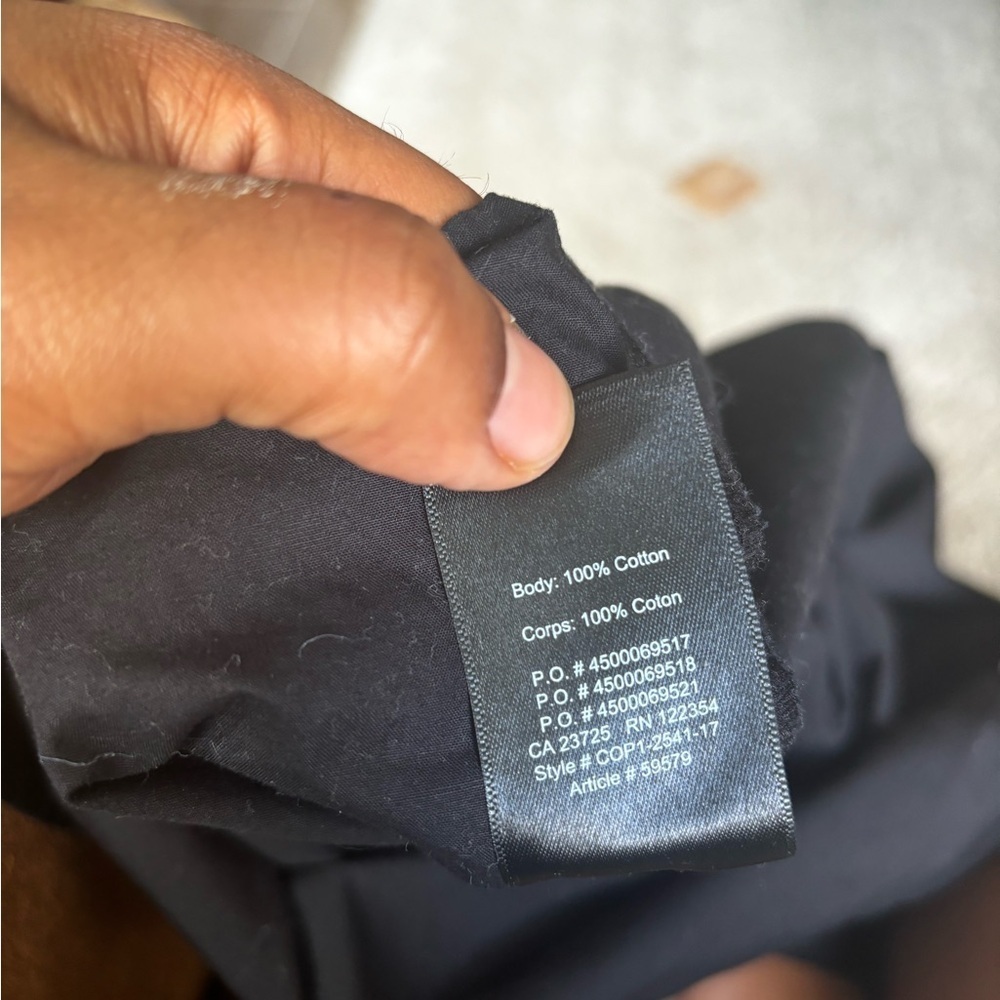 BABATON | off the shoulder curved hem blouse | size small - Picture 3 of 6